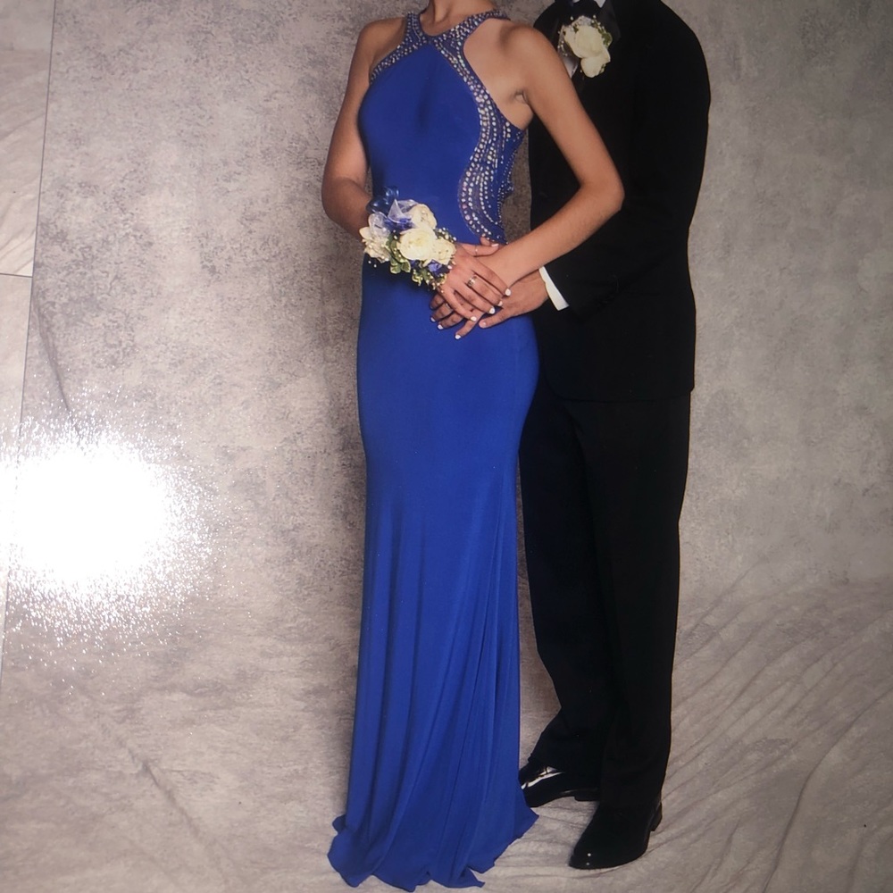 Prom dress royal blue